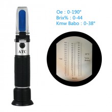 Refractometru 3 scale ATC, 0- 44 Brix